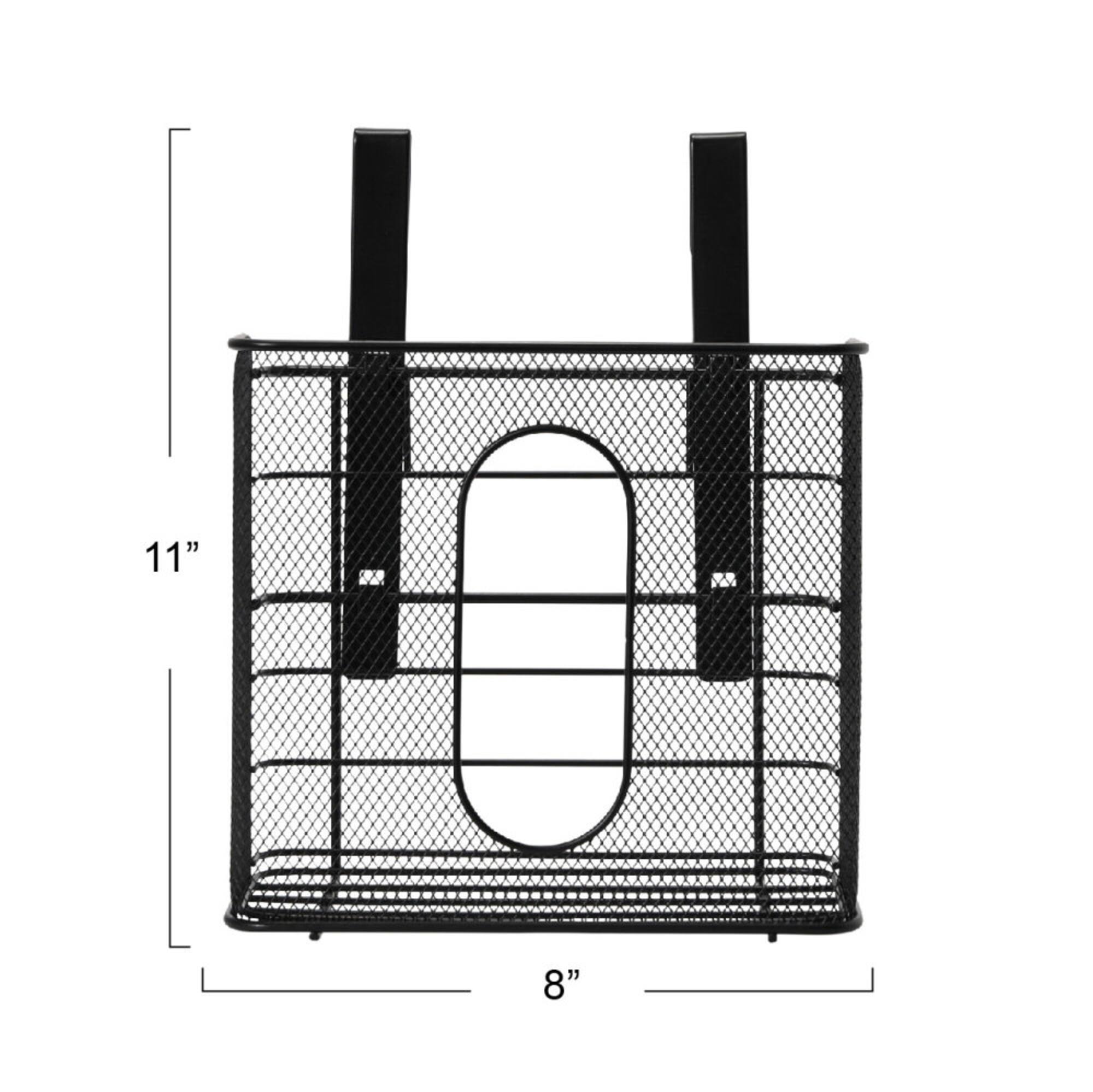 Household Essentials Over the Door Mesh Metal Basket